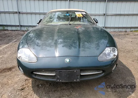 2002 Jaguar Xk8 из США, поврежденный, VIN SAJDA42C02NA24757